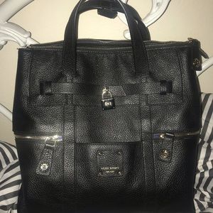 Large Leather Henri Bendel Jetsetter Backpack